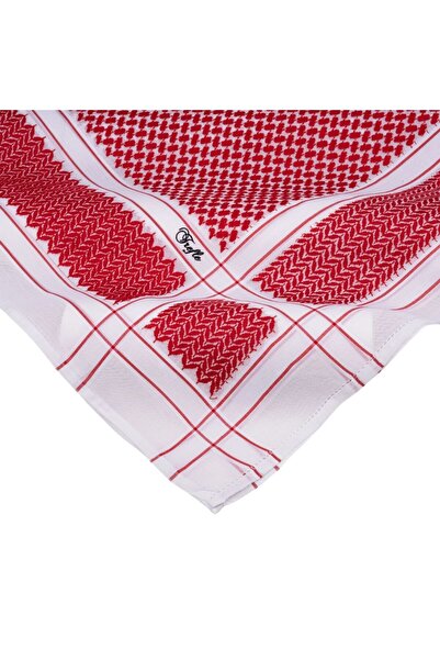 TREFLE First Life Red Trefl Shemagh with a sophisticated modern design - High...