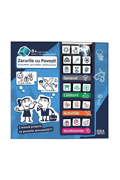 OEM Story Dice Game, Creative Family and Kids Game, 18 Dice, 2+ Players