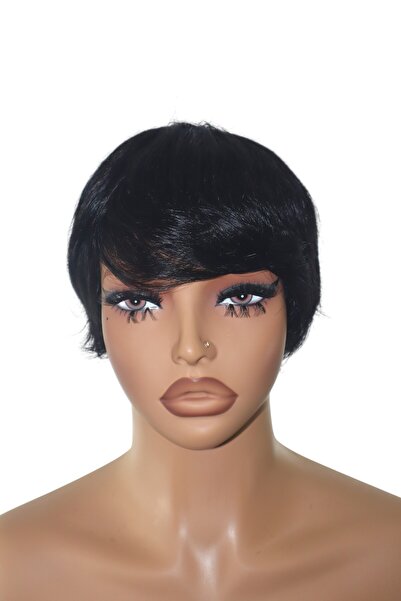 GOLEN Hair 100% Human Hair Short Wig – Natural Looking Short Hair Wigs Human ...