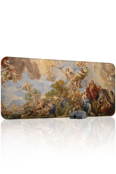 mousepad bastir لوحة ماوس ألعاب مطاطية مخيطة من شركة ميديول إيدج آرت مانع للا...