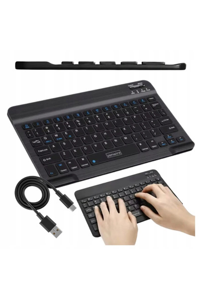 zenwire Tastatura Wireless Fir WLK-620, Slim, Cablu, Bluetooth, 2.4Ghz, 78 Ta...