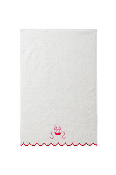 LC Waikiki Πετσέτα προσώπου Ecru Κεντημένη Βαμβακερή 50x80 cm