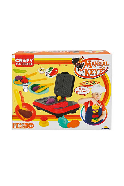 Sunman 2052 Crafy Barbecue Arbitrary Play Dough Set 300 g 22 Pieces