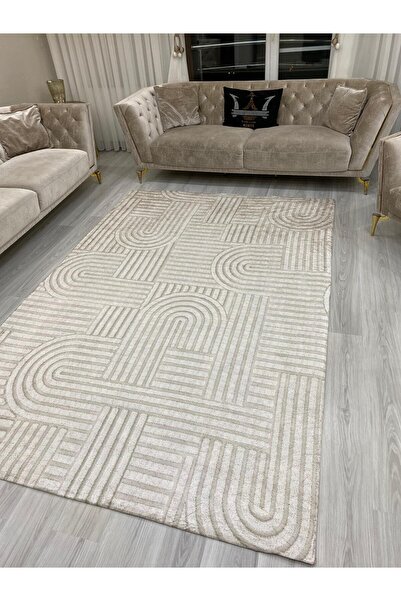 LİMAY Rug Cover - Elastic - Without Sponge - Washable - Velvet Fabric - Livin...