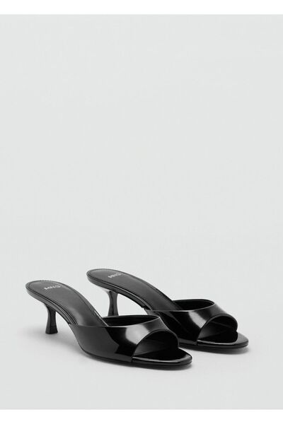 MANGO Woman Kitten topuklu kayışlı sandalet