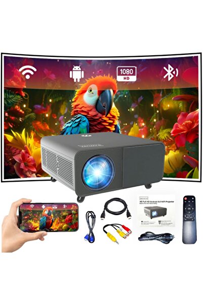 zenwire Videoproiector, Zenwire, X5 WiFi 2.4/5GHz, Bluetooth, Android TV, 165...