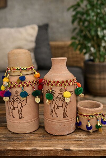 Without a mark Traditional design ceramic water bottle