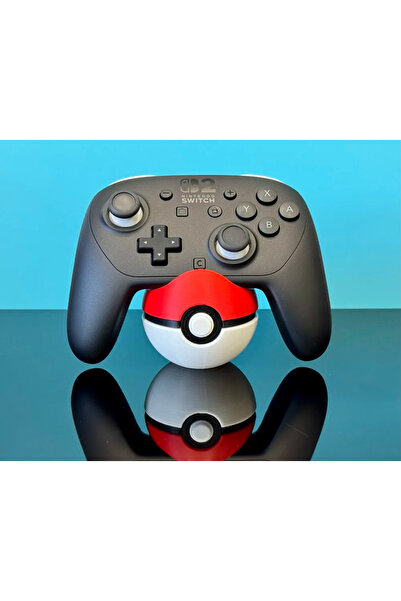 Nintendo Switch Pro Kol Standı – Oyun Kolu Tutucu Masaüstü Stand (Pokeball Tasarım)