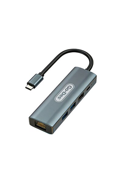 Go-Des Go Des GD-6873 Type-C To HDTV 5-In-1 8K Converter Adapter