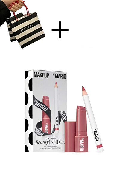 Sephora Beauty Mini lipstick and lip liner set + gift bag