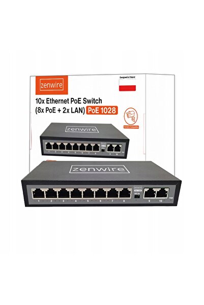 zenwire Switch PoE Zenwire® 1028, Extender fără fir Management, 10×100/1000 M...