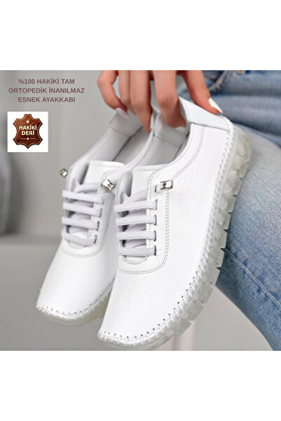Cozi company Genuine Leather İnanılmaz E Stretchy Women's Daily Casual Shoes ...