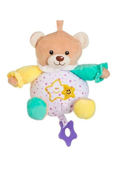 OEM Musical toy for the crib, teddy bear with teething ring