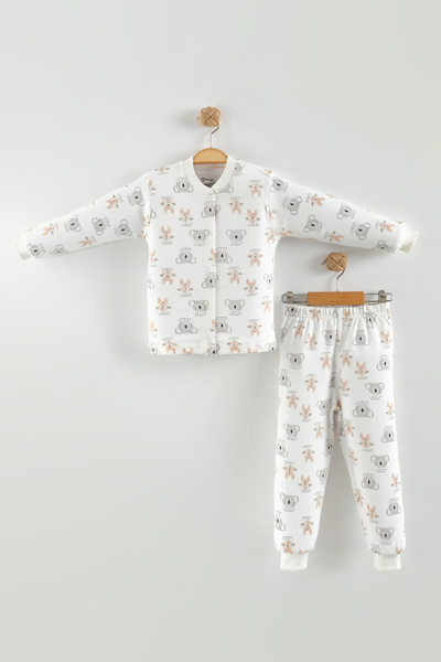 YİNZ Bebek&Çocuk Çitçitli Pijama Takimi-Oeko-Tex Sertifikali %100 Pamuk, Mevs...