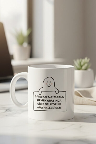 DeseneBak Komik Kupa Bardak ''Sana Kafa Atmakla Öpmek Arasında Gidip Geliyoru...