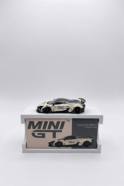 Printhane 3D Mini GT 1/64 Ölçek Model Araba Sergileme Standı Beyaz