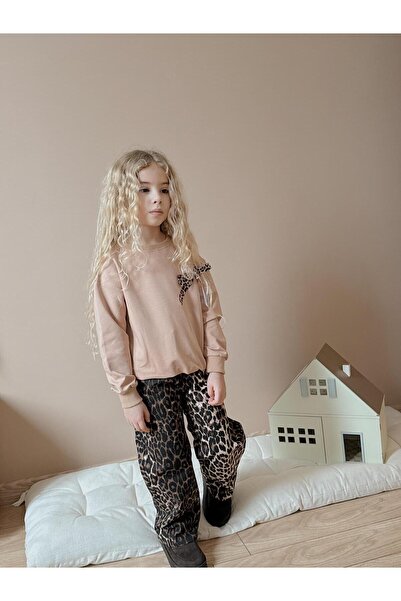 milay's life home collections Girls 100% Cotton Cotton Leopard Printed Track ...