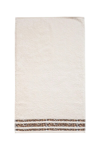 LC Waikiki Εκρού Ριγέ Πετσέτα προσώπου 50x80 εκ.