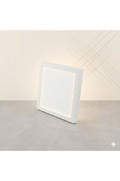 YURDUGÜL 24W Sıva Üstü Kare LED Panel 6500K Beyaz Işık – 285x285mm 30mm Yükse...