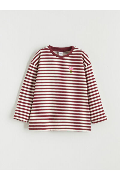 LC Waikiki Two Mt Shop Quality Lcw Kids Burgundy Striped Standard & Regular G...