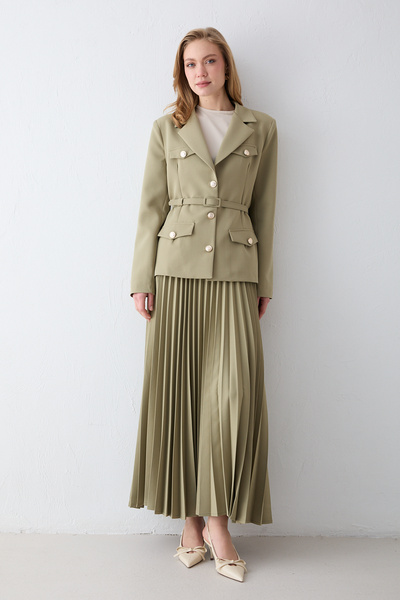 Melike Tatar Pilise Skirt Jacket Set 32-2735