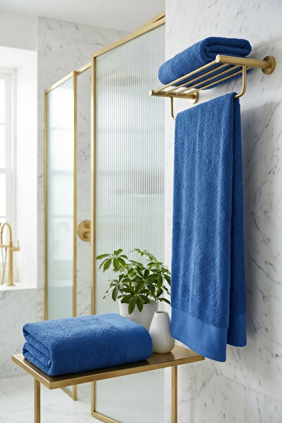 Vintero Home 100% Cotton Soft-Textured Bath Towel - 70X140 cm