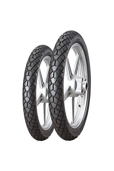 TÜRKMOPET Kuba Cristal 50 2.50-17 ve 2.75-17 MB-79 Tubeless Ön Arka Lastik Ta...