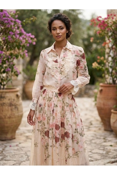 Rabiossa طقم تنورة وبلوزة مونو بيلو للسيدات