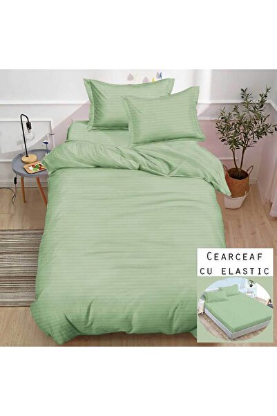 Patul Duvet Cover Set Set, 1 Person, Damask, 4 Pieces, Stretchy Sheet