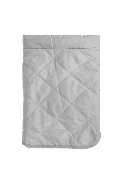 OEM Γκρι καπιτονέ μπουφάν με επένδυση από ψεύτικη γούνα για μεσαίου μεγέθους ...