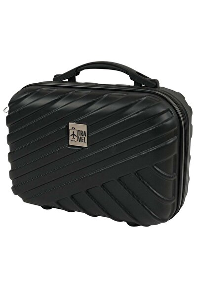 OEM Black Trolley Suitcase with Striped Stripes 12L