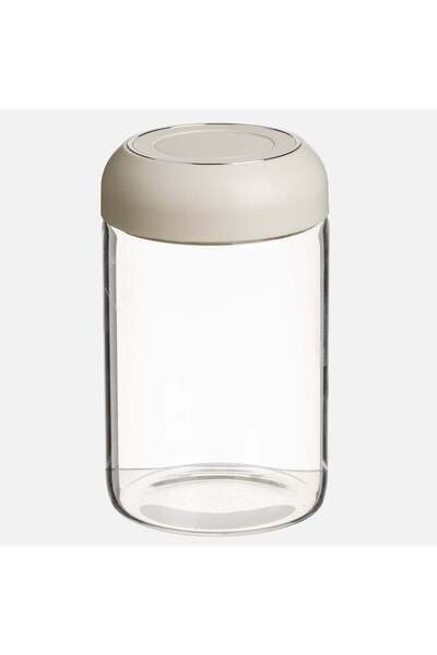 OEM Glass Jar with Safety Press Lid 900ml