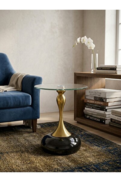 DEC11 طاولة جانبية عصرية - بتصميم فني مميز