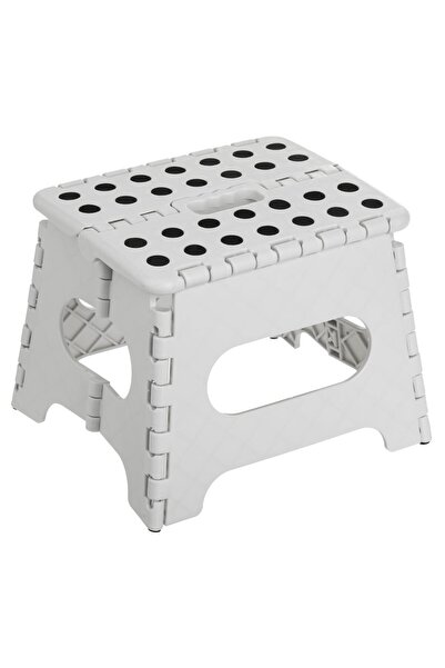 OEM Light Grey Foldable Plastic Stool 25x22x19cm