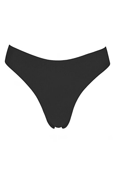 OEM Black Laser Cut Thong Panties Small