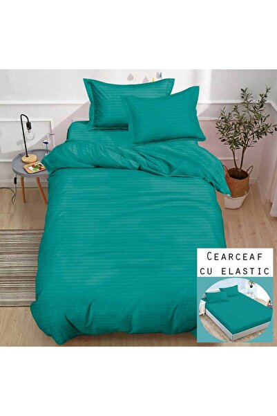 Patul Duvet Cover Set Set, 1 Person, Damask, 4 Pieces, Stretchy Sheet