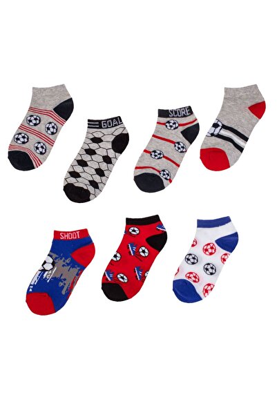 OEM Цветни къси чорапи с с десен - 7 чифта 35-38