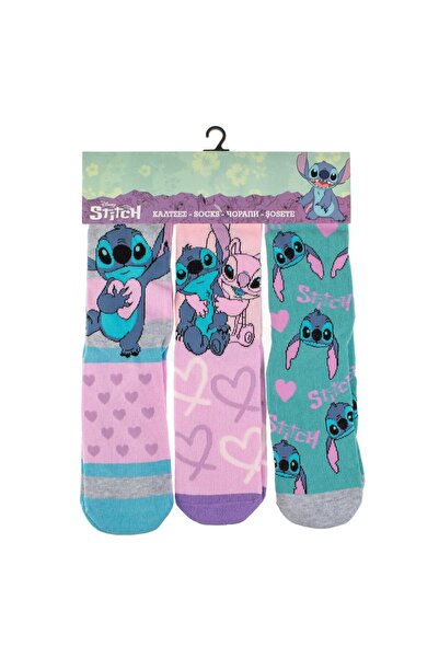 Stitch Set șosete scurte pentru femei, 37-41 – 3 perechi comode și jucăușe