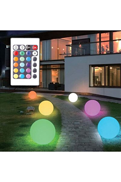 OEM Ηλιακό Λάμπα Σφαίρα RGB με Τηλεχειριστήριο Ø25cm