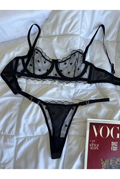 Lavinlingeriee Kalp Embroidered Set (with Dowery, Pinterest)