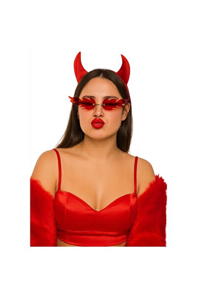 OEM Ochelari Deghizare cu Model Flacara Rosie