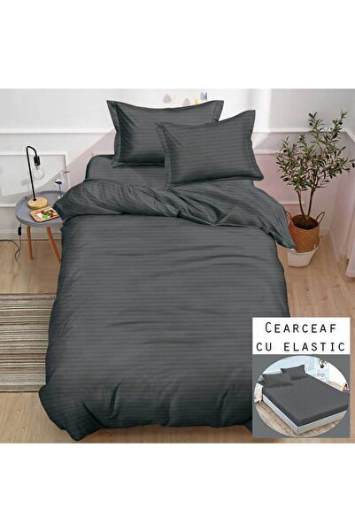 Patul Duvet Cover Set Set, 1 Person, Damask, 4 Pieces, Stretchy Sheet