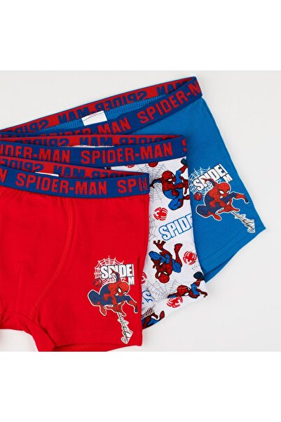 OEM Set of White, Blue, Red Boxers with Patterned for Children - 3pcs 6-8 Years