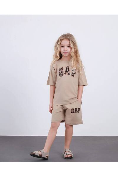 Jolly Kids Girl's Short Sleeve Shorts Summer Suit