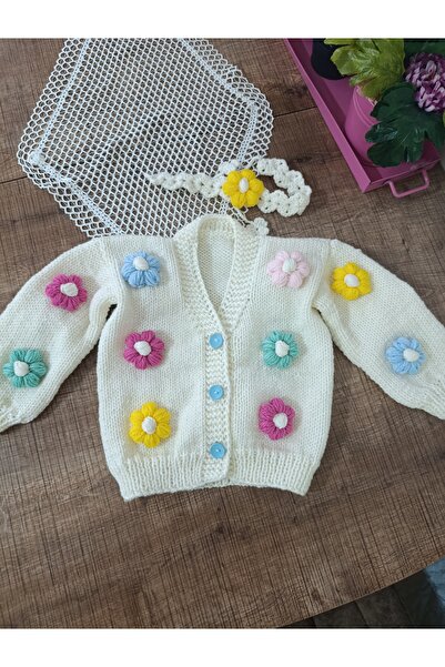 EL ÖRGÜSÜ CİCİ BEBE HAND KNITTED KIDS CARDIGAN