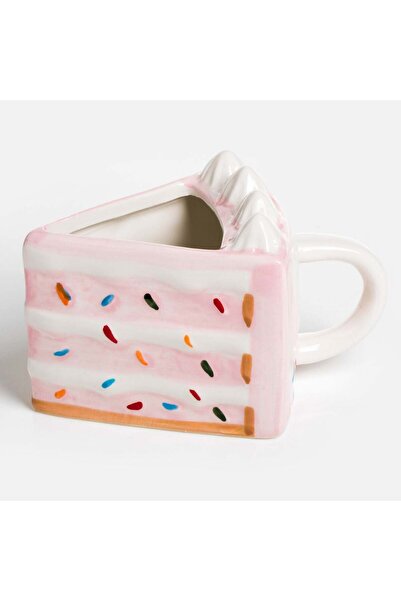 OEM Dolomite Mug 3D Cake Slice 330ml