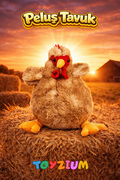 Shem Peluş Tavuk Oyuncak 22 cm – Oyun & Uyku Arkadaşı – Yumuşak Dokulu - Sevi...