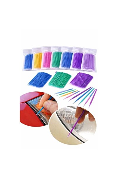 EkoAlışverişDünyam Συσκευασία 100 μίνι βουρτσών μιας χρήσης για διορθώσεις αυ...