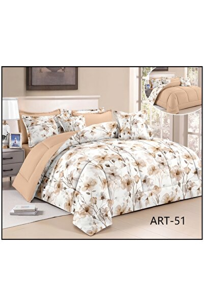 modern suite Selena | Floral Single Sided Single Bedspread Set, 5 Pieces, 210...
