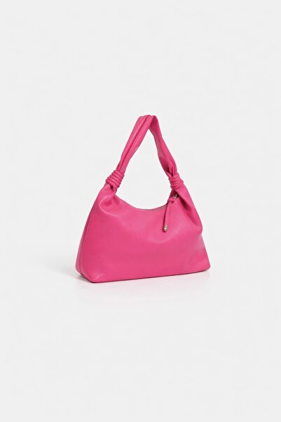 Çantacımstore Дамска чанта тип багет, розова